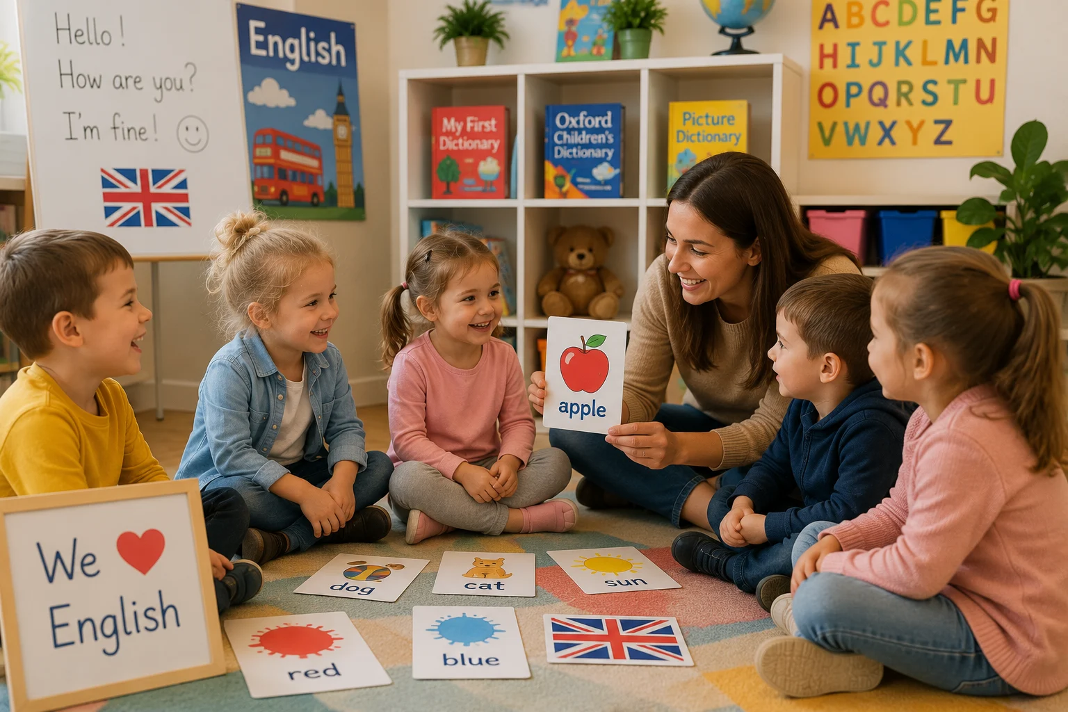 Angielski dla dzieci 3 lata Łomża | Happy API